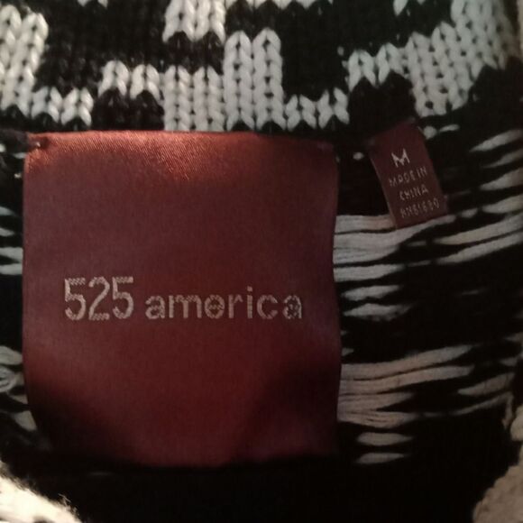 525 America Quality Houndstooth Sweater Sz M - Picture 2 of 4